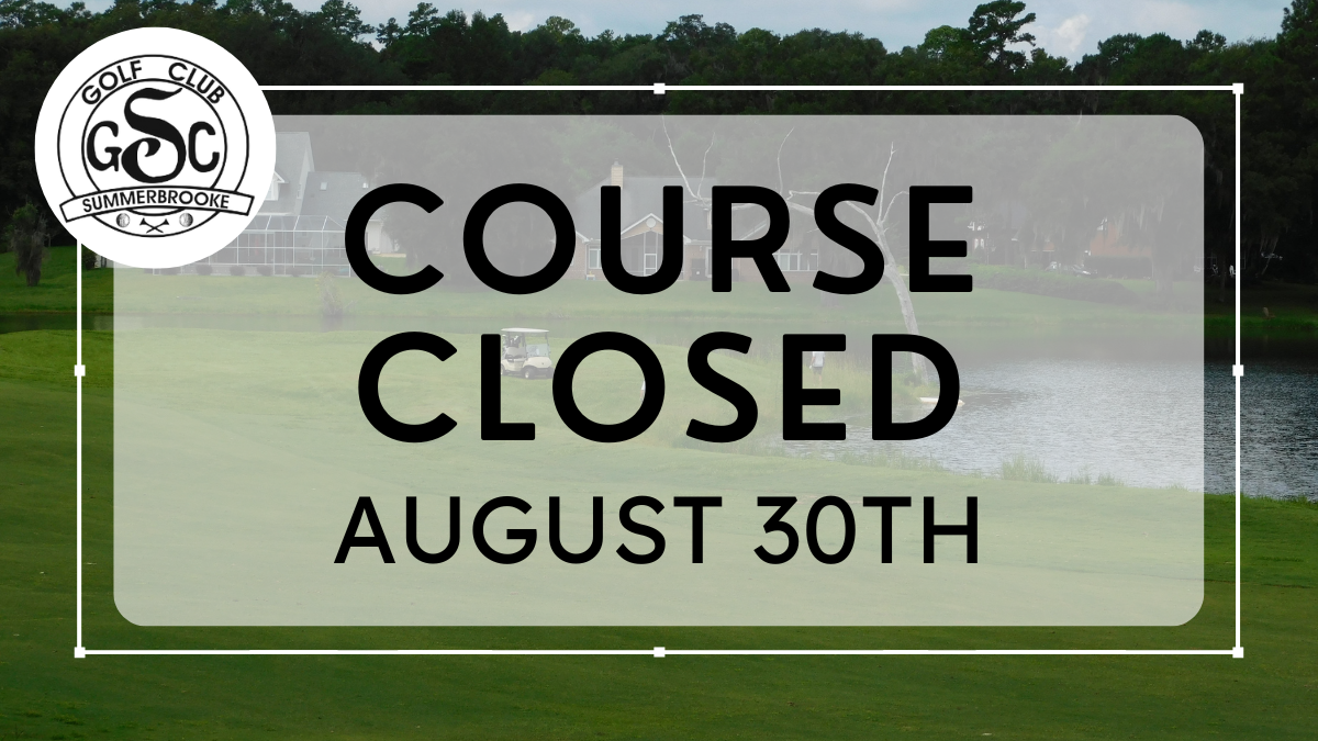 We're Closed on August 30th
